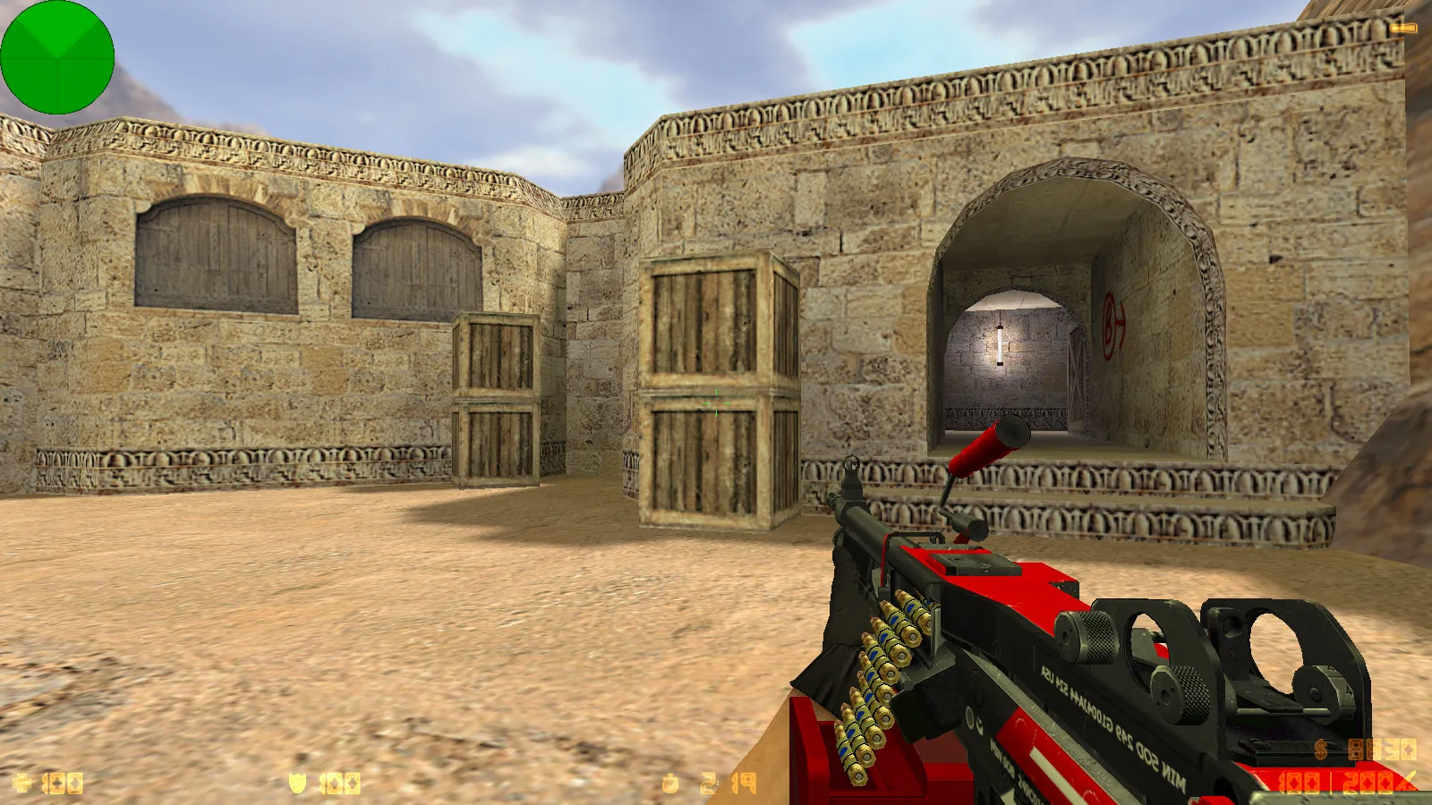 Скриншот  CS 1.6 от muravei top: блогерская сборка с 8 модами, 30 скинами оружия, красные/синие модели и оптимизированный config