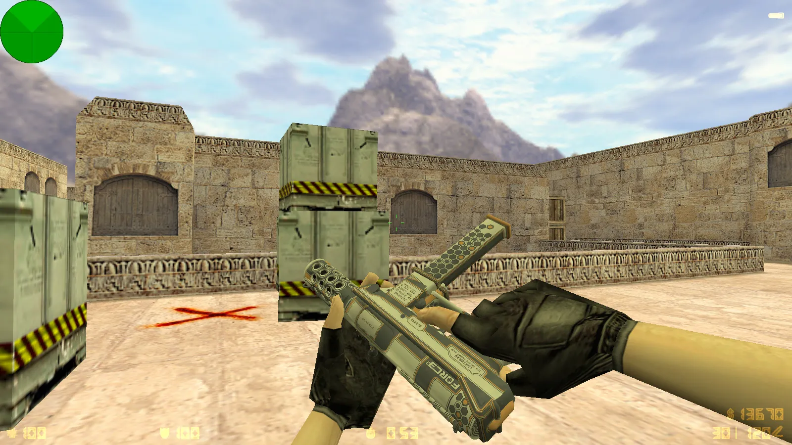 Скриншот  CS 1.6 от muravei top: блогерская сборка с 8 модами, 30 скинами оружия, красные/синие модели и оптимизированный config