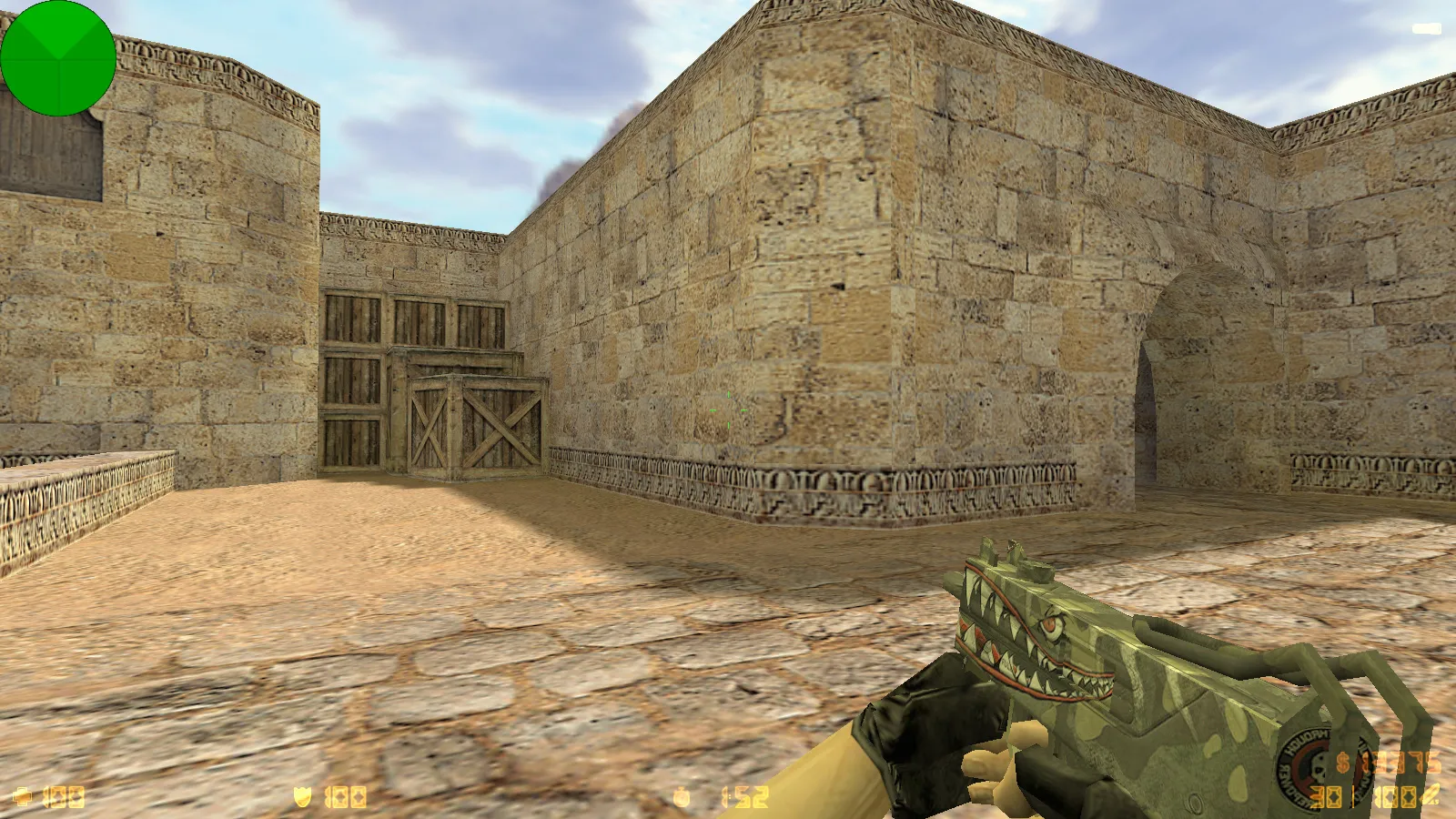 Скриншот  CS 1.6 от muravei top: блогерская сборка с 8 модами, 30 скинами оружия, красные/синие модели и оптимизированный config