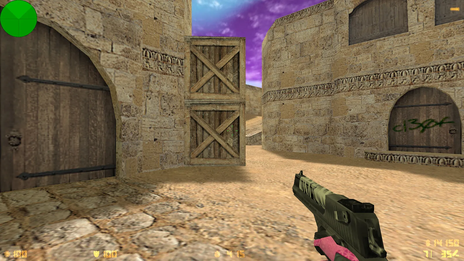 Скриншот  CS 1.6 от NAKAMI: сборка с 8 апдейтами, скины, светящиеся модели, музыка в меню и оптимизированный конфиг