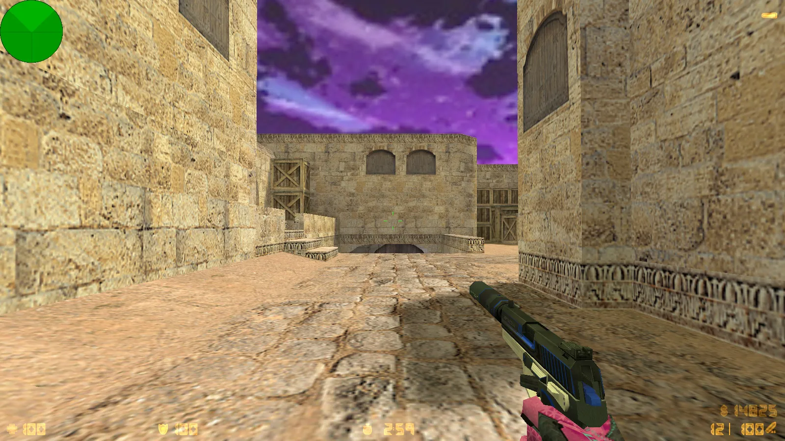 Скриншот  CS 1.6 от NAKAMI: сборка с 8 апдейтами, скины, светящиеся модели, музыка в меню и оптимизированный конфиг