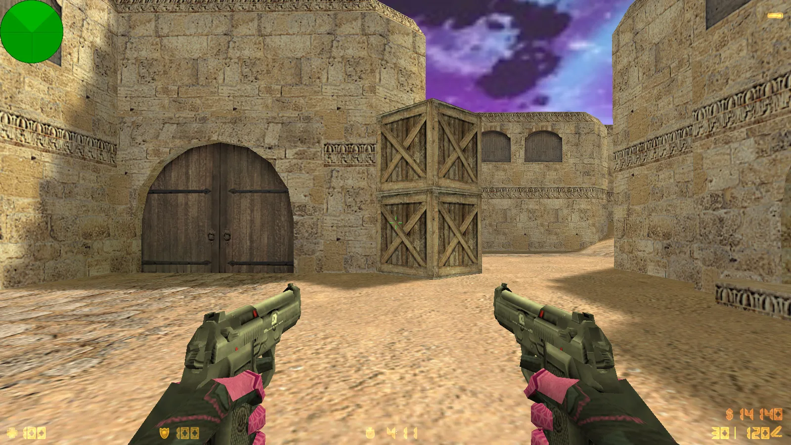 Скриншот  CS 1.6 от NAKAMI: сборка с 8 апдейтами, скины, светящиеся модели, музыка в меню и оптимизированный конфиг