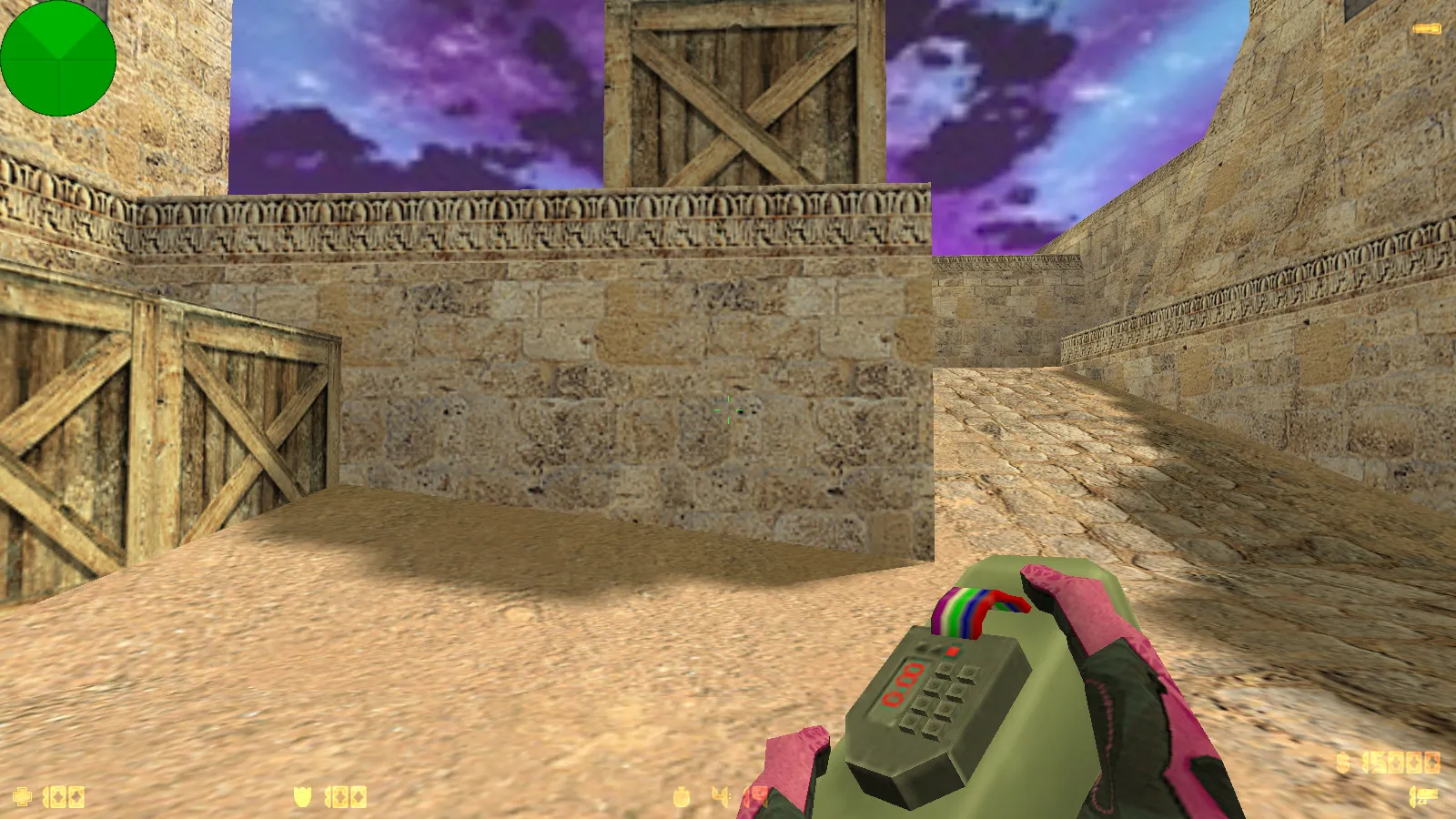 Скриншот  CS 1.6 от NAKAMI: сборка с 8 апдейтами, скины, светящиеся модели, музыка в меню и оптимизированный конфиг