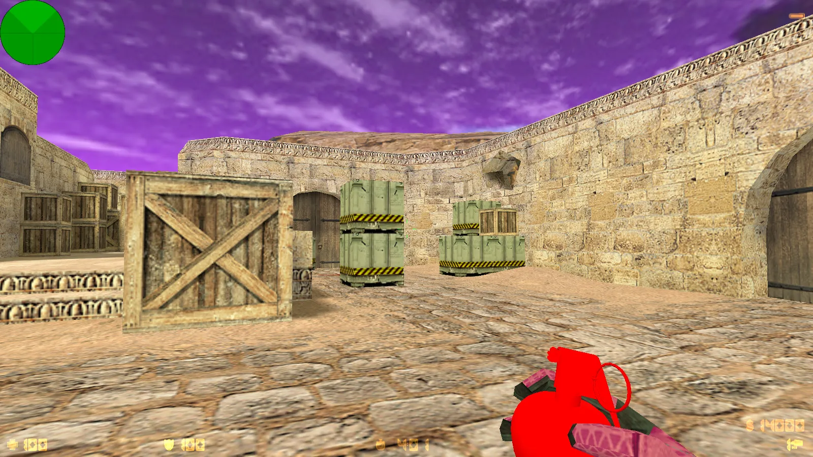 Скриншот  CS 1.6 от NAKAMI: сборка с 8 апдейтами, скины, светящиеся модели, музыка в меню и оптимизированный конфиг