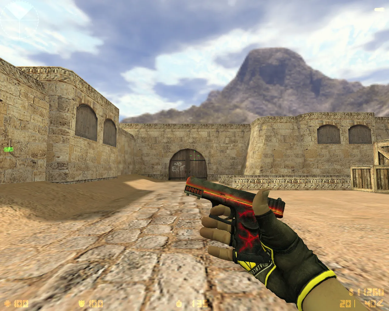 Скриншот  CS 1.6 от NAVI с HD-скинами: сборка с 27 перчатками, звуками, музыкой меню и оптимизированным config.cfg