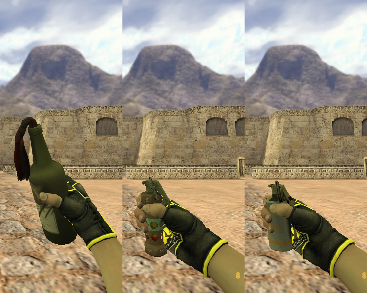 Скриншот  CS 1.6 от NAVI с HD-скинами: сборка с 27 перчатками, звуками, музыкой меню и оптимизированным config.cfg