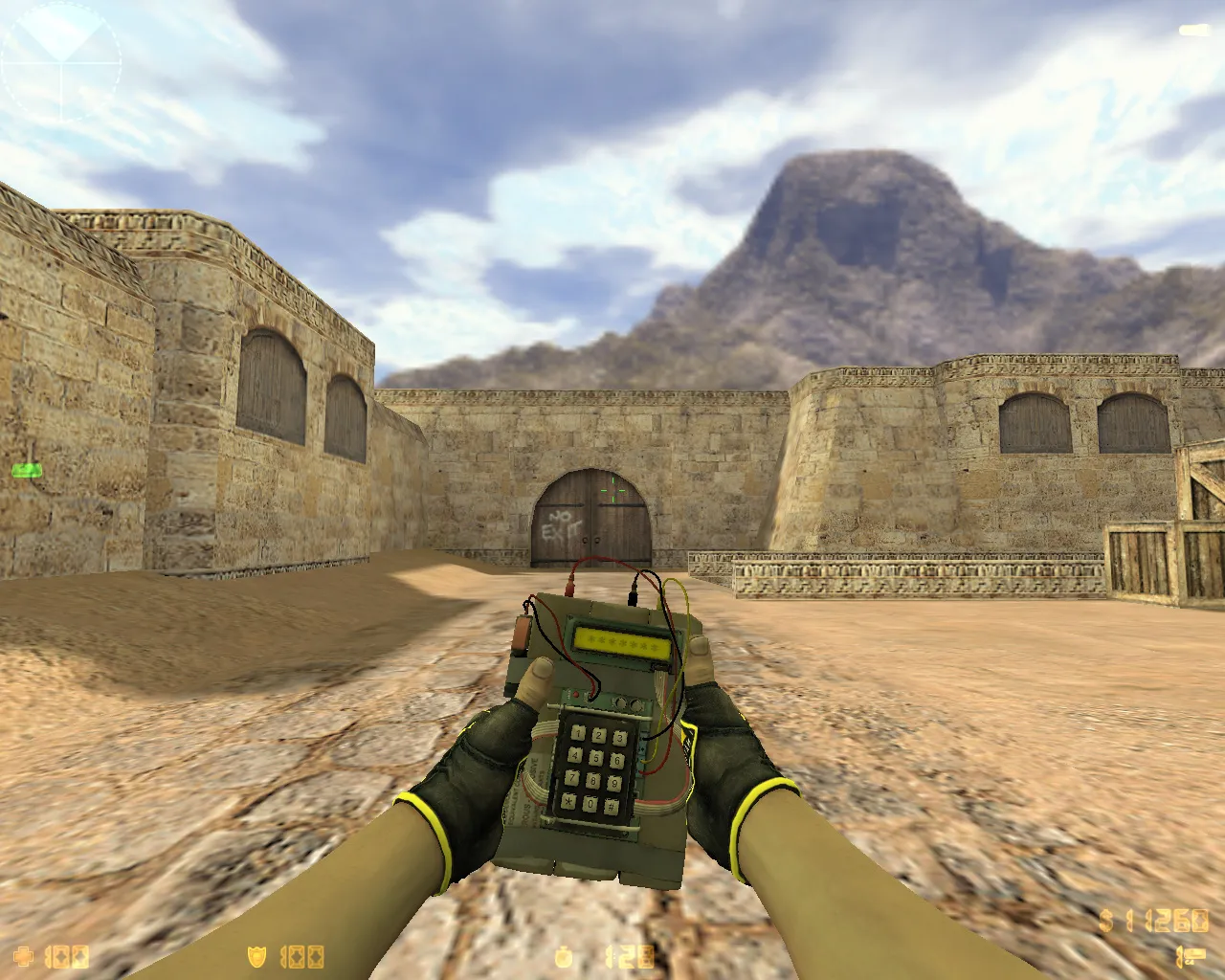 Скриншот  CS 1.6 от NAVI с HD-скинами: сборка с 27 перчатками, звуками, музыкой меню и оптимизированным config.cfg