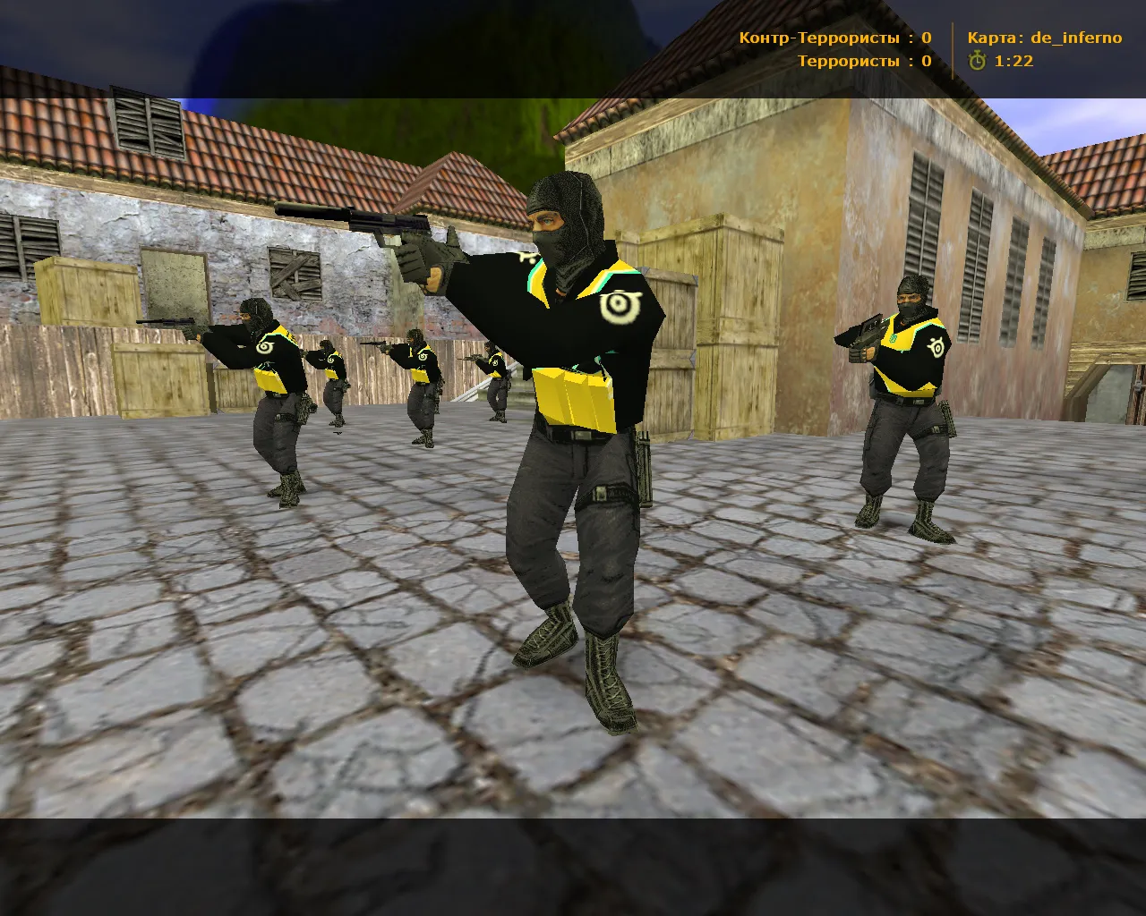 Скриншот  CS 1.6 от NAVI с HD-скинами: сборка с 27 перчатками, звуками, музыкой меню и оптимизированным config.cfg