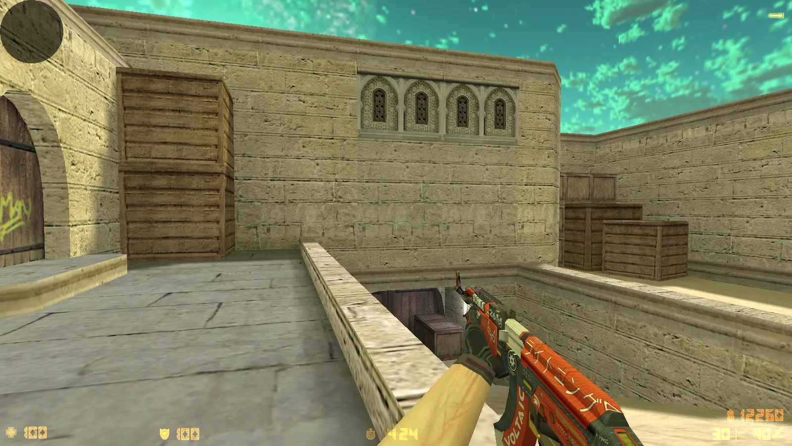 Скриншот CS 1.6 от Nekit: блогерская сборка с 11 апдейтами, скинами, моделями, звуками, меню и стабильной работой