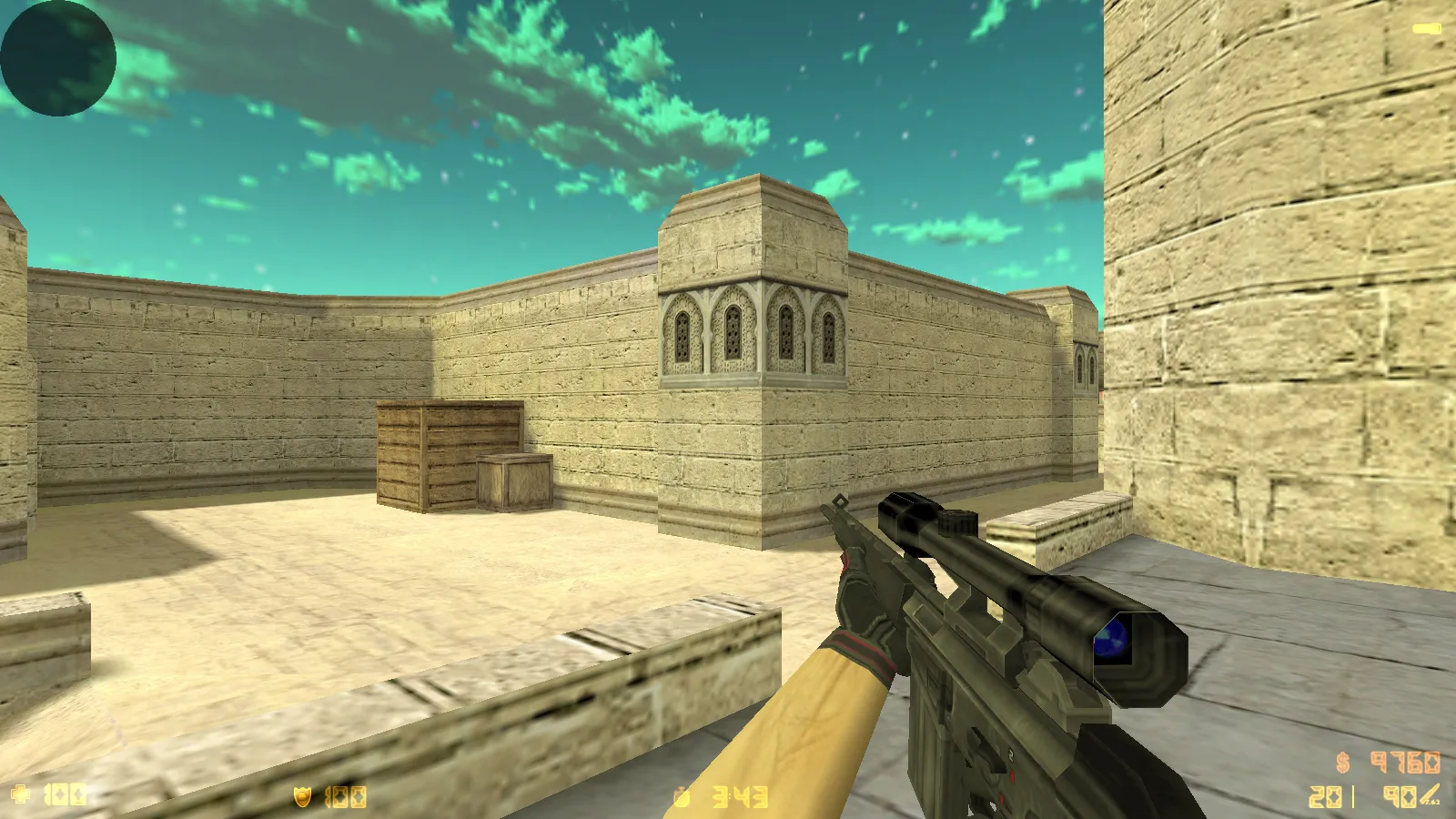 Скриншот  CS 1.6 от Nekit: блогерская сборка с 11 апдейтами, скинами, моделями, звуками, меню и стабильной работой