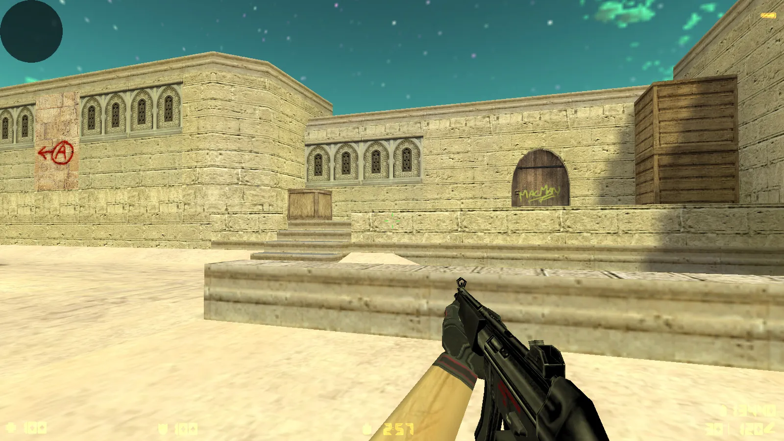 Скриншот  CS 1.6 от Nekit: блогерская сборка с 11 апдейтами, скинами, моделями, звуками, меню и стабильной работой