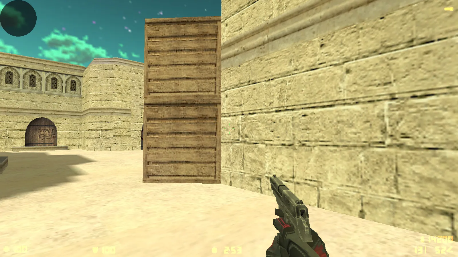 Скриншот  CS 1.6 от Nekit: блогерская сборка с 11 апдейтами, скинами, моделями, звуками, меню и стабильной работой