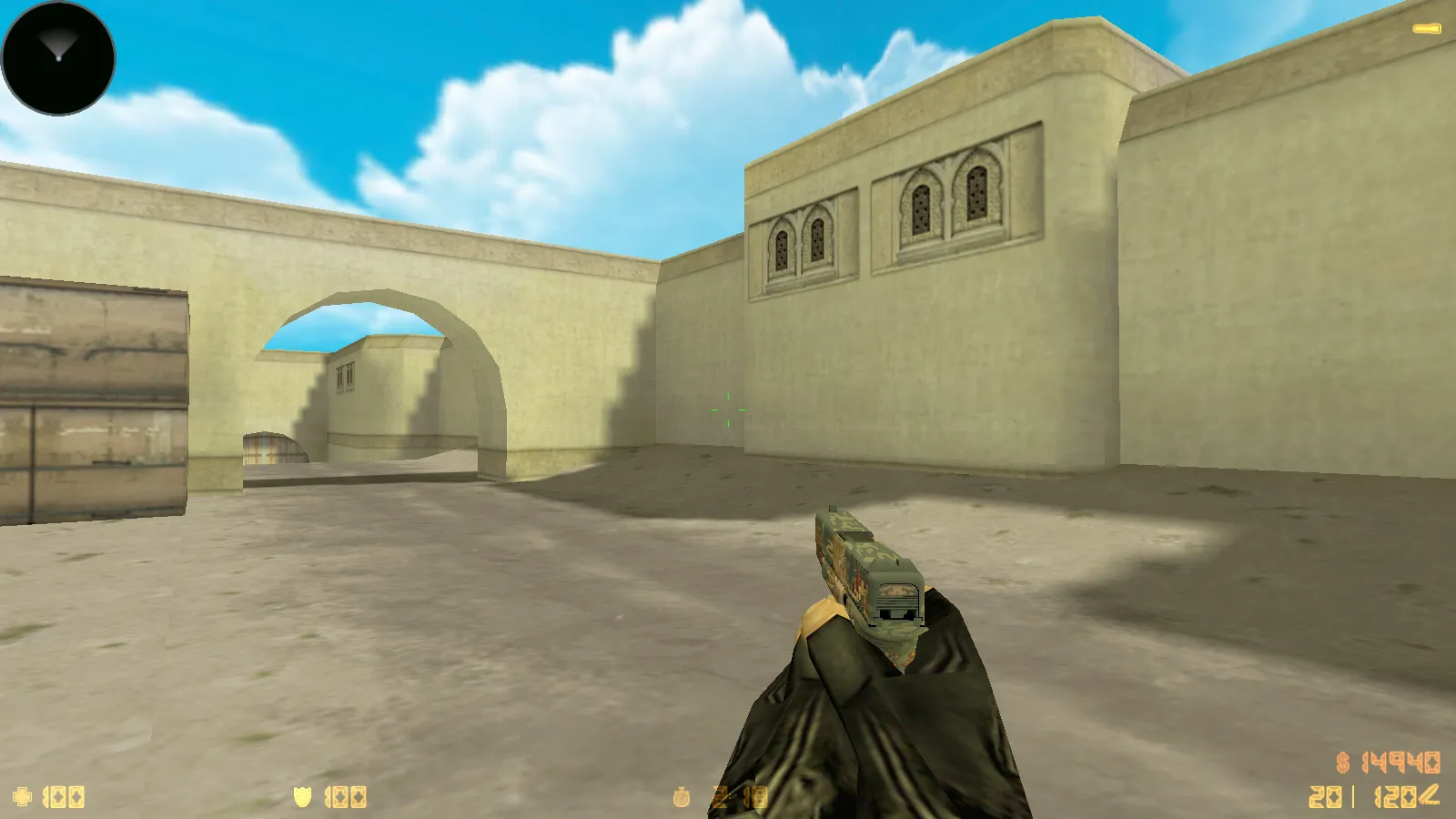 Скриншот  CS 1.6 Neon Revolution — скины оружия v_/p_/w_, неоновые модели и оптимизированный конфиг