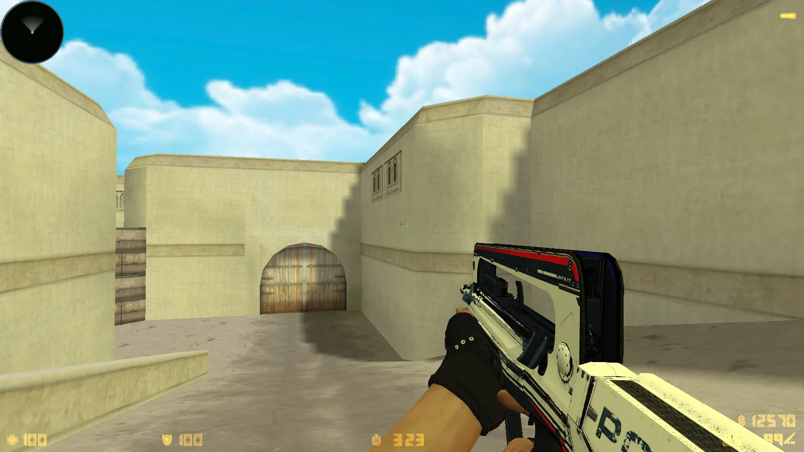 Скриншот  CS 1.6 Neon Revolution — скины оружия v_/p_/w_, неоновые модели и оптимизированный конфиг