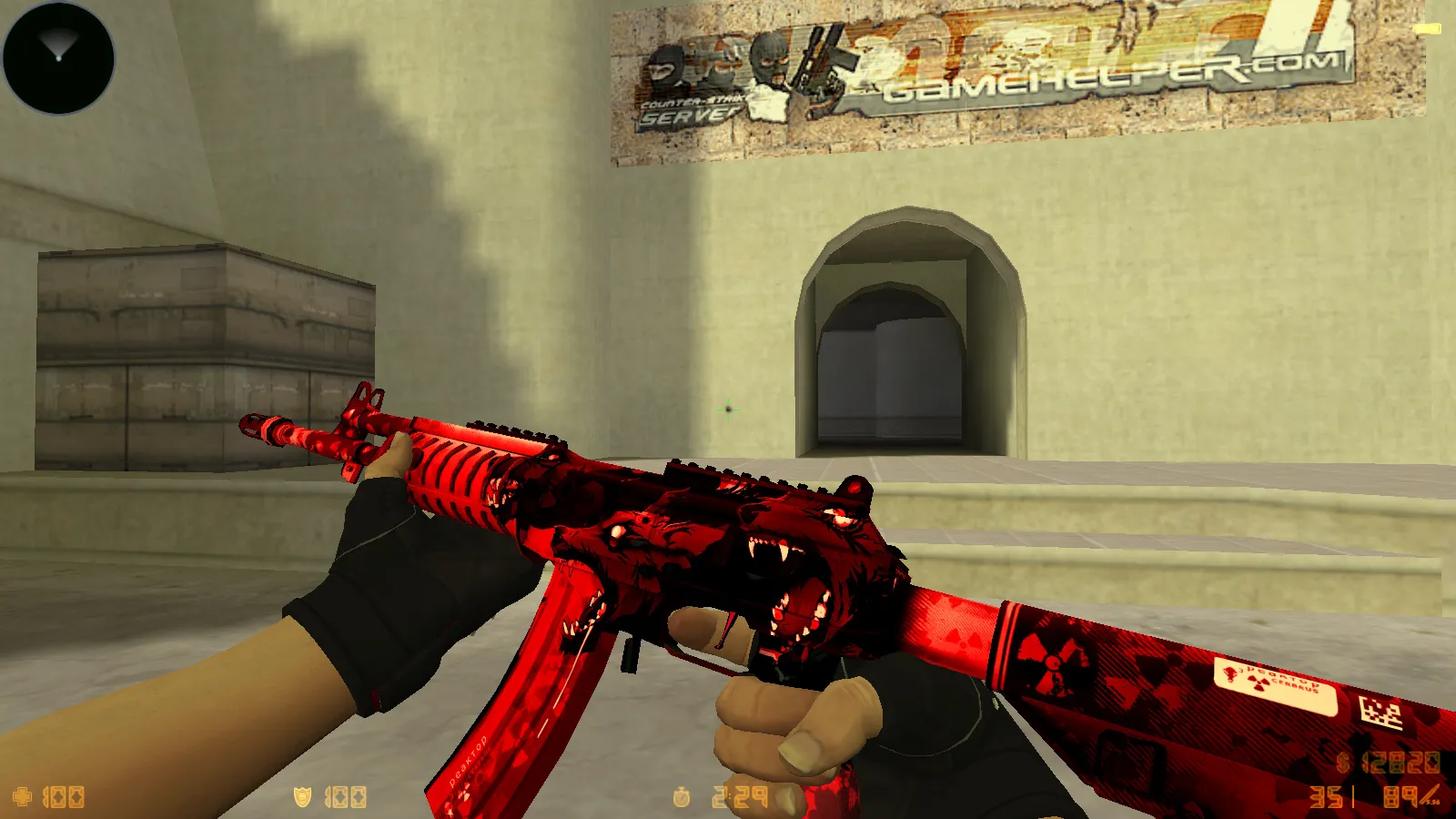 Скриншот  CS 1.6 Neon Revolution — скины оружия v_/p_/w_, неоновые модели и оптимизированный конфиг