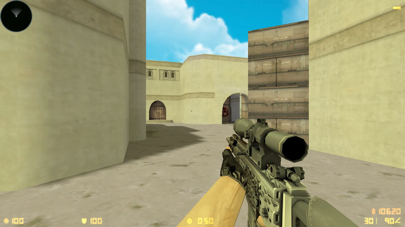 Скриншот  CS 1.6 Neon Revolution — скины оружия v_/p_/w_, неоновые модели и оптимизированный конфиг