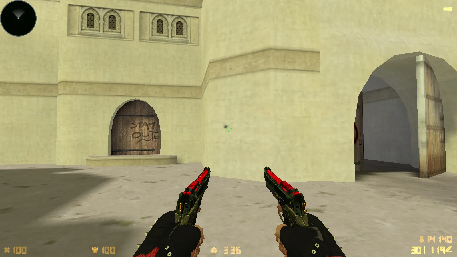 Скриншот  CS 1.6 Neon Revolution — скины оружия v_/p_/w_, неоновые модели и оптимизированный конфиг