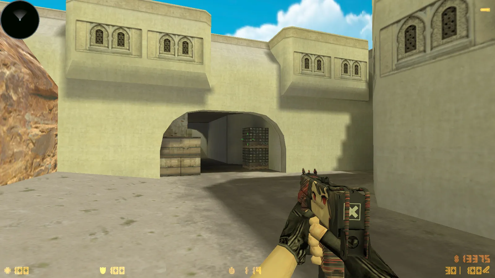 Скриншот  CS 1.6 Neon Revolution — скины оружия v_/p_/w_, неоновые модели и оптимизированный конфиг