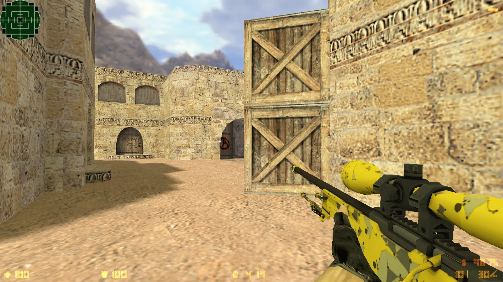 Скриншот  CS 1.6 Neural Net: сборка с 7 апгрейдами, 29 скинами оружия, серым меню и оптимизированным конфигом