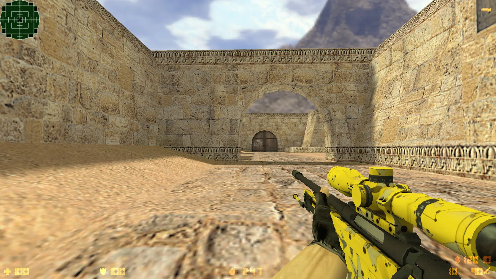 Скриншот  CS 1.6 Neural Net: сборка с 7 апгрейдами, 29 скинами оружия, серым меню и оптимизированным конфигом