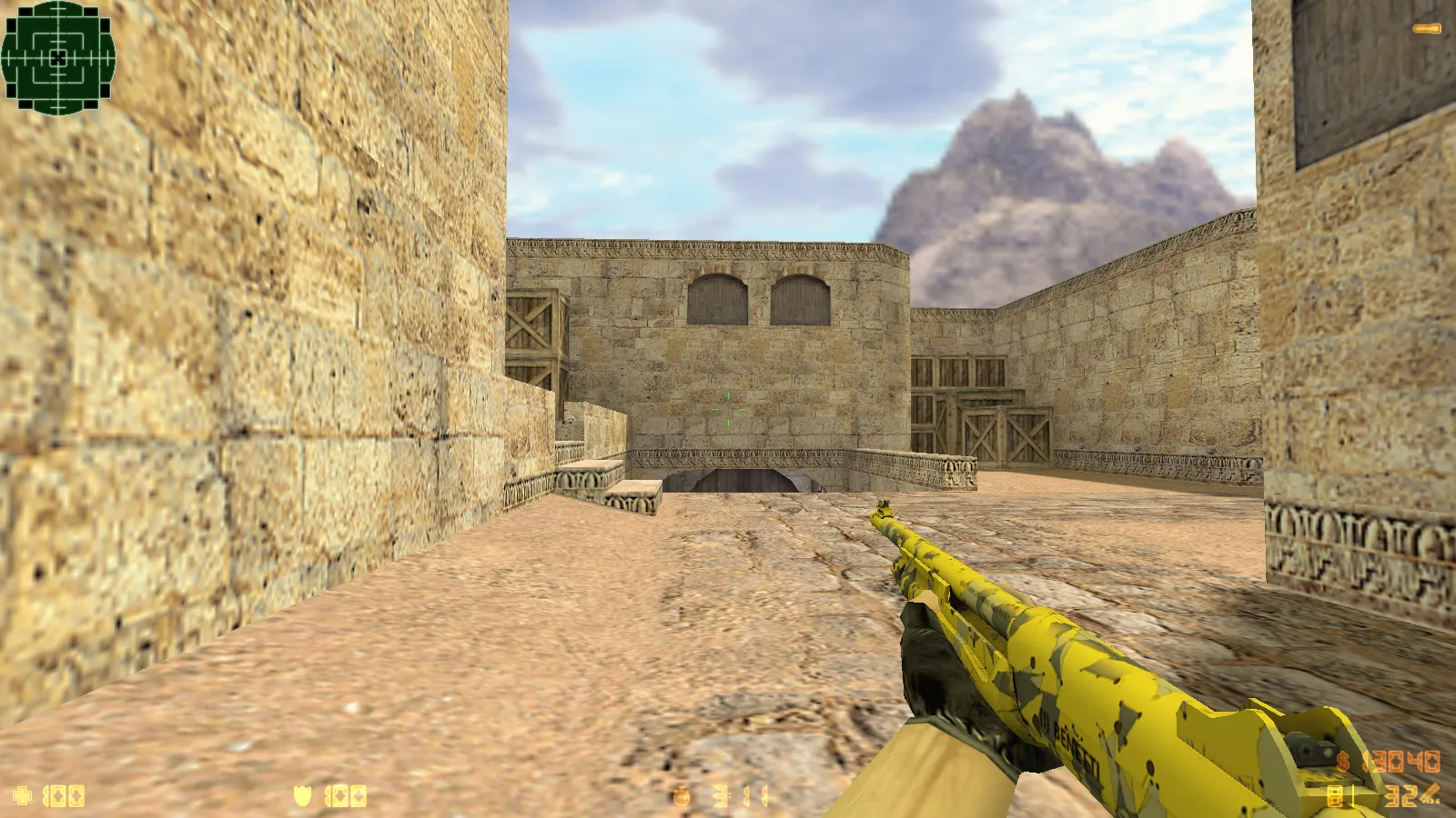 Скриншот  CS 1.6 Neural Net: сборка с 7 апгрейдами, 29 скинами оружия, серым меню и оптимизированным конфигом