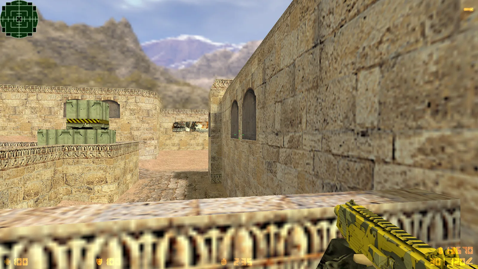 Скриншот  CS 1.6 Neural Net: сборка с 7 апгрейдами, 29 скинами оружия, серым меню и оптимизированным конфигом