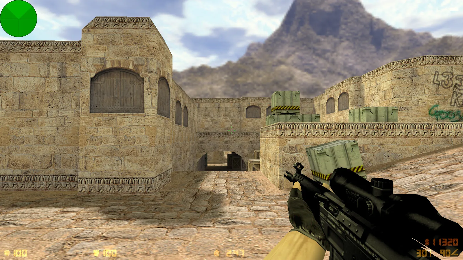 Скриншот  CS 1.6 Neutrino: скины оружия, темное меню, оптимизированный конфиг и сборка без проблем для Windows