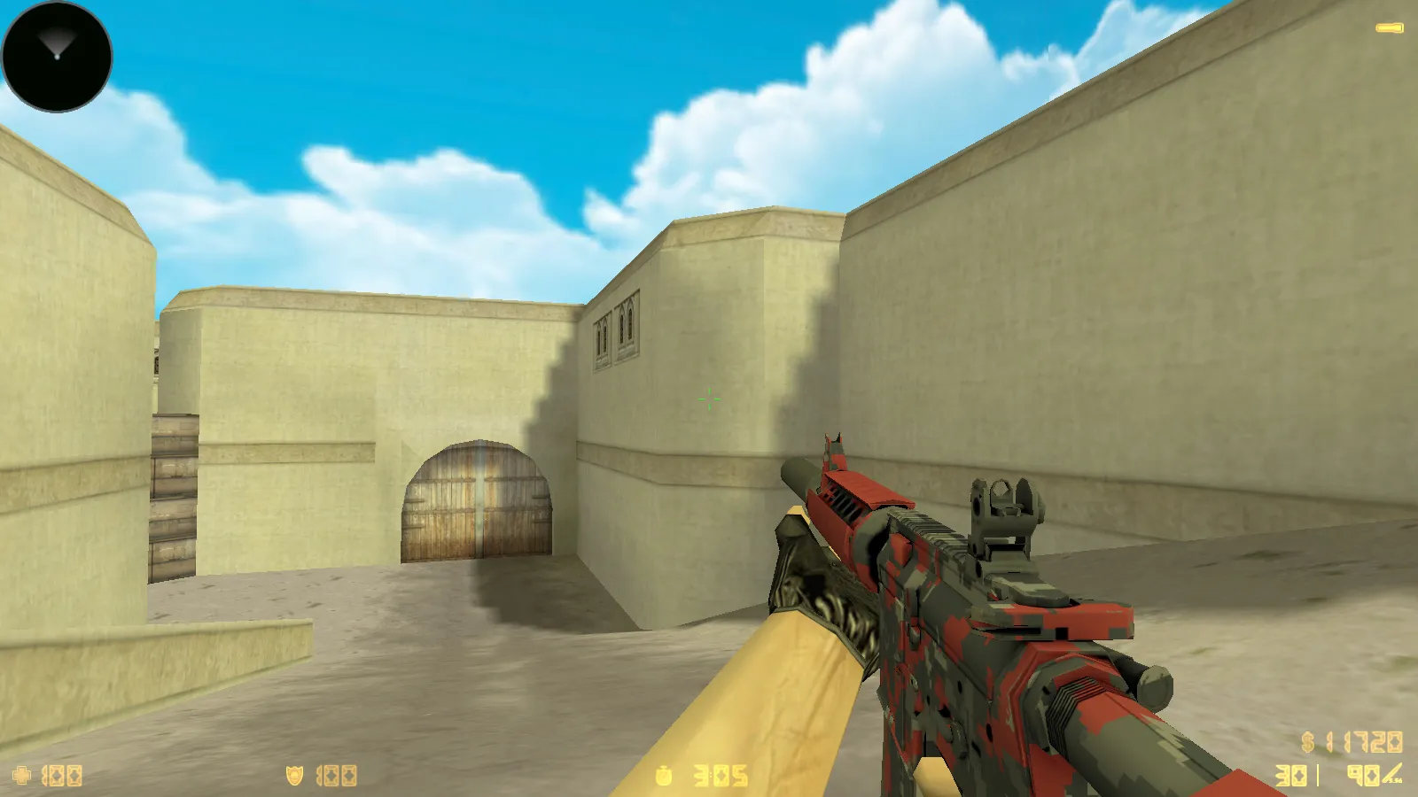 Скриншот CS 1.6 New Age: сборка 10 модов, скины оружия 23 шт, темное меню, оптимизированный config.cfg и звуки