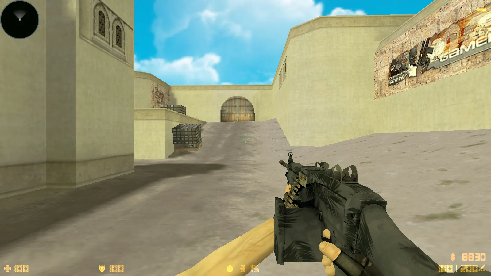 Скриншот  CS 1.6 New Age: сборка 10 модов, скины оружия 23 шт, темное меню, оптимизированный config.cfg и звуки