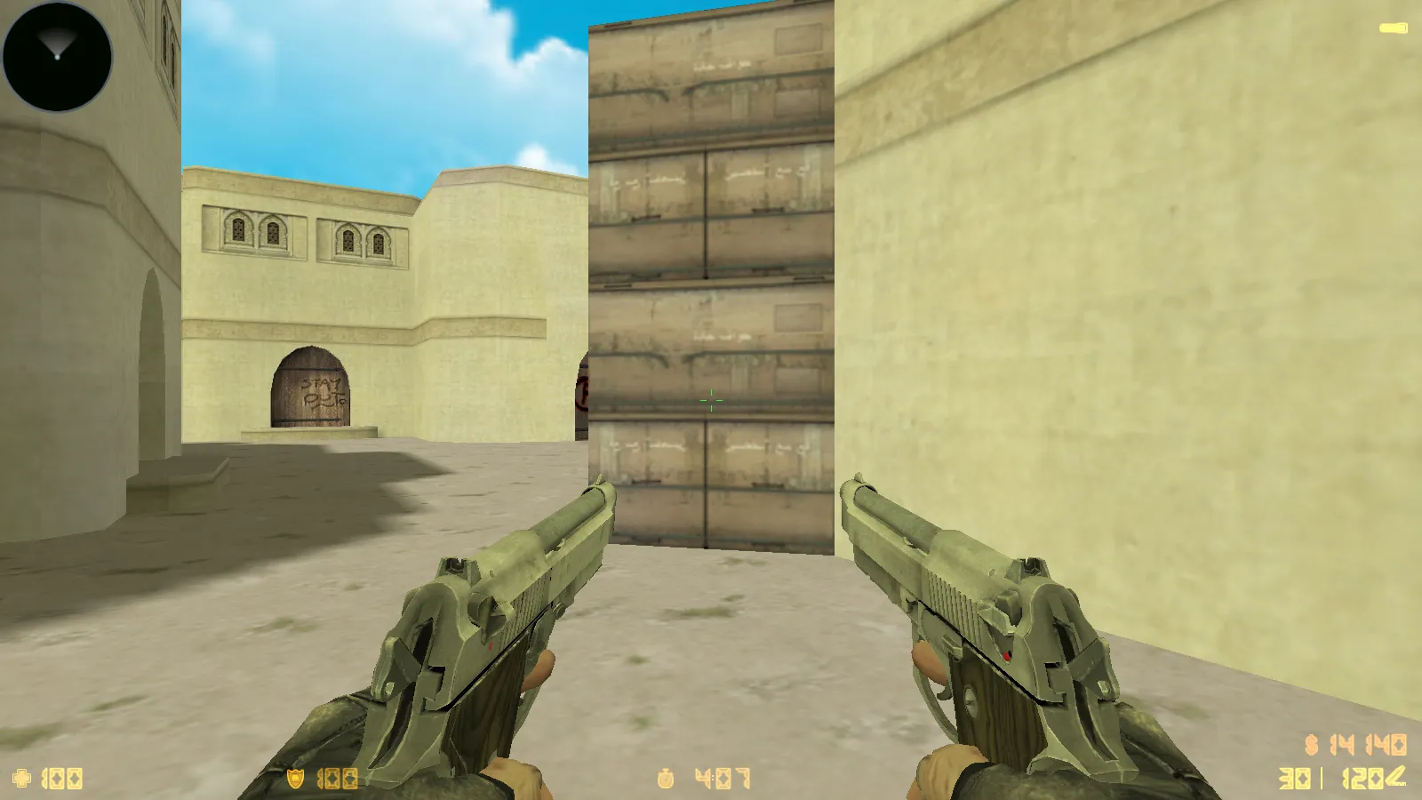 Скриншот  CS 1.6 New Age: сборка 10 модов, скины оружия 23 шт, темное меню, оптимизированный config.cfg и звуки