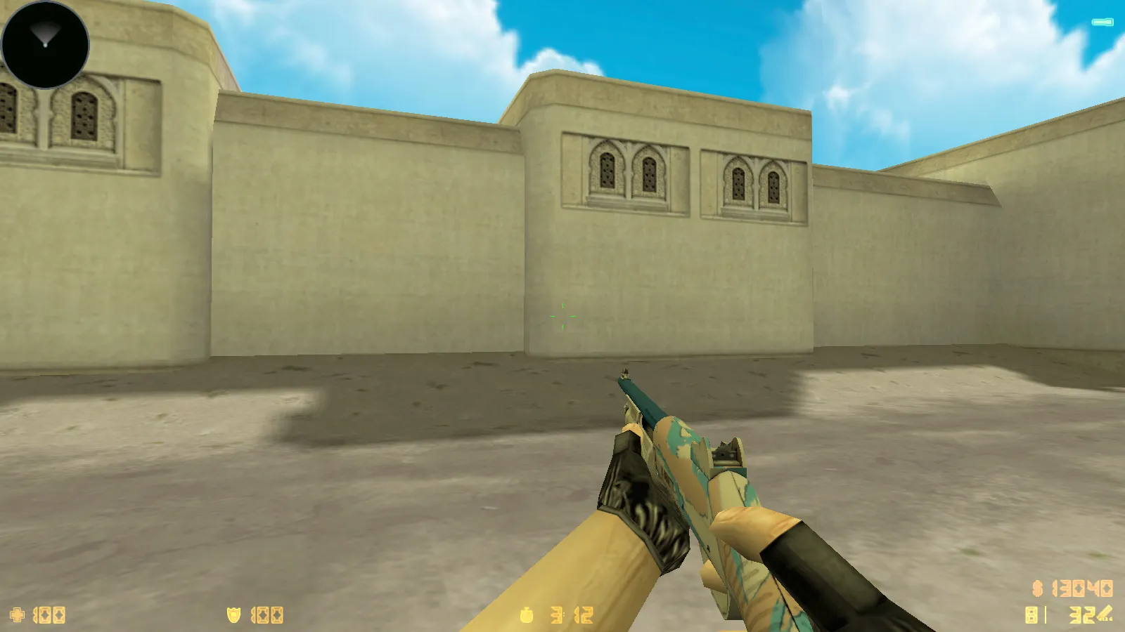 Скриншот  CS 1.6 New Age: сборка 10 модов, скины оружия 23 шт, темное меню, оптимизированный config.cfg и звуки