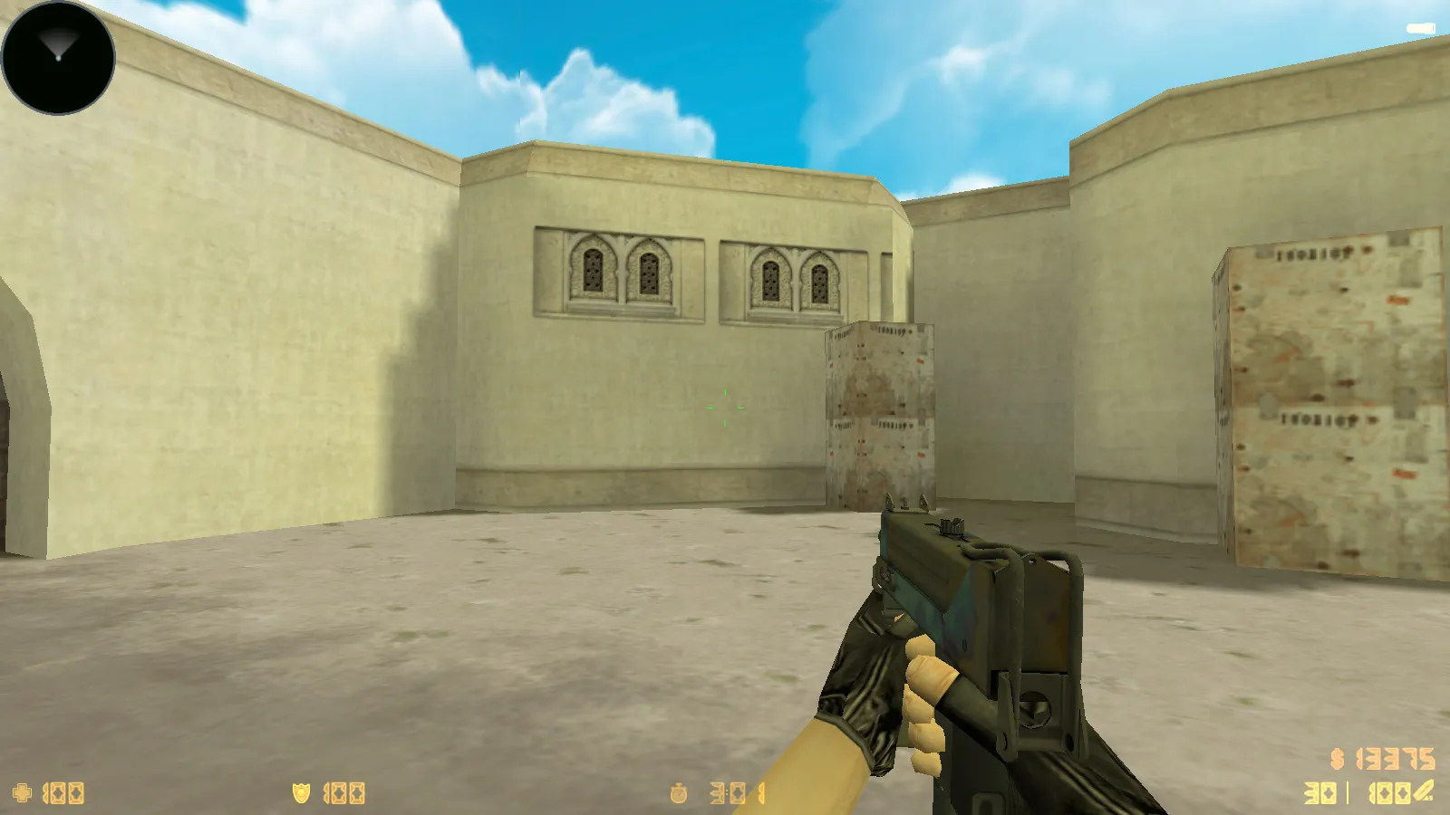 Скриншот  CS 1.6 New Age: сборка 10 модов, скины оружия 23 шт, темное меню, оптимизированный config.cfg и звуки