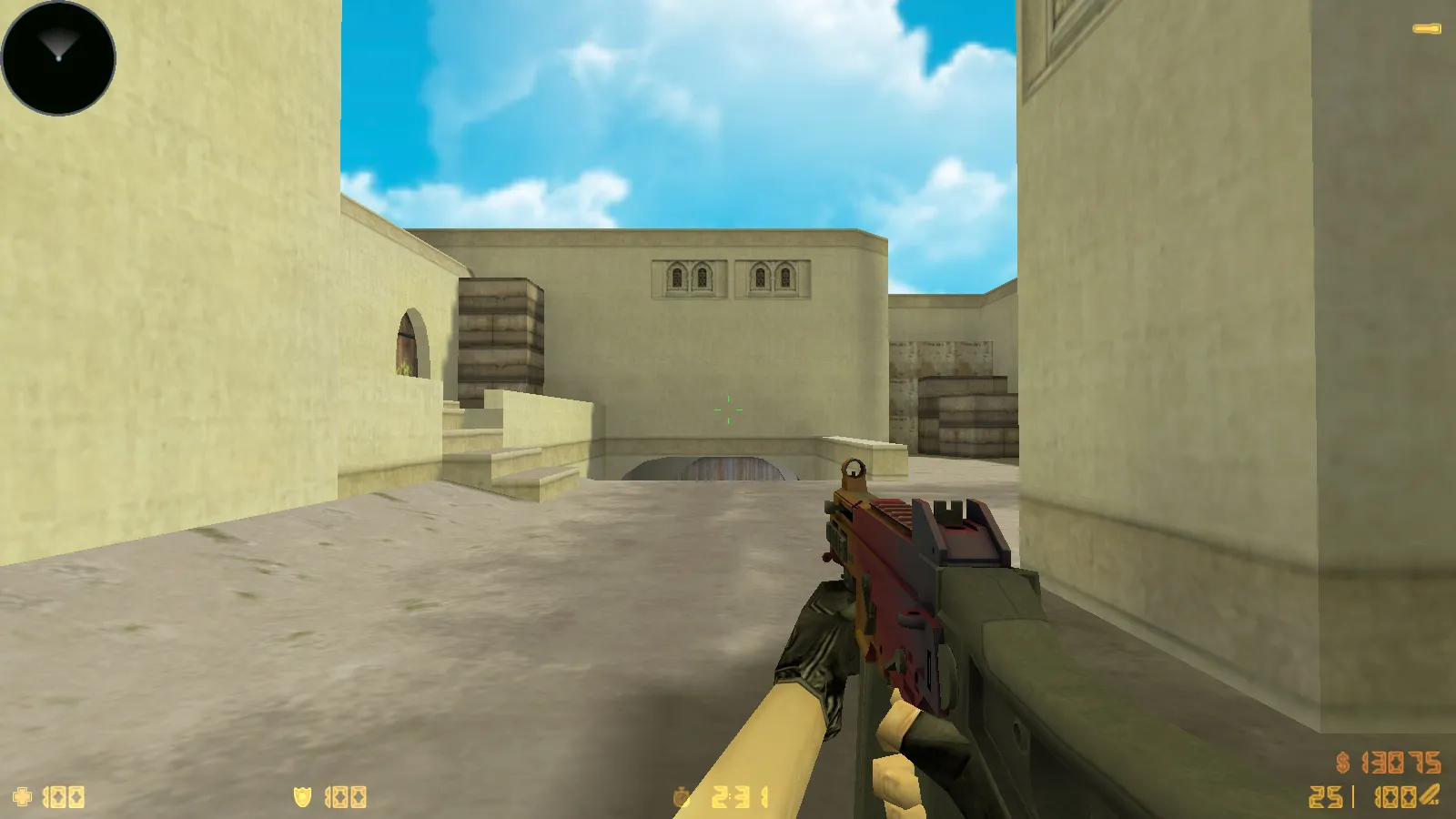 Скриншот  CS 1.6 New Age: сборка 10 модов, скины оружия 23 шт, темное меню, оптимизированный config.cfg и звуки