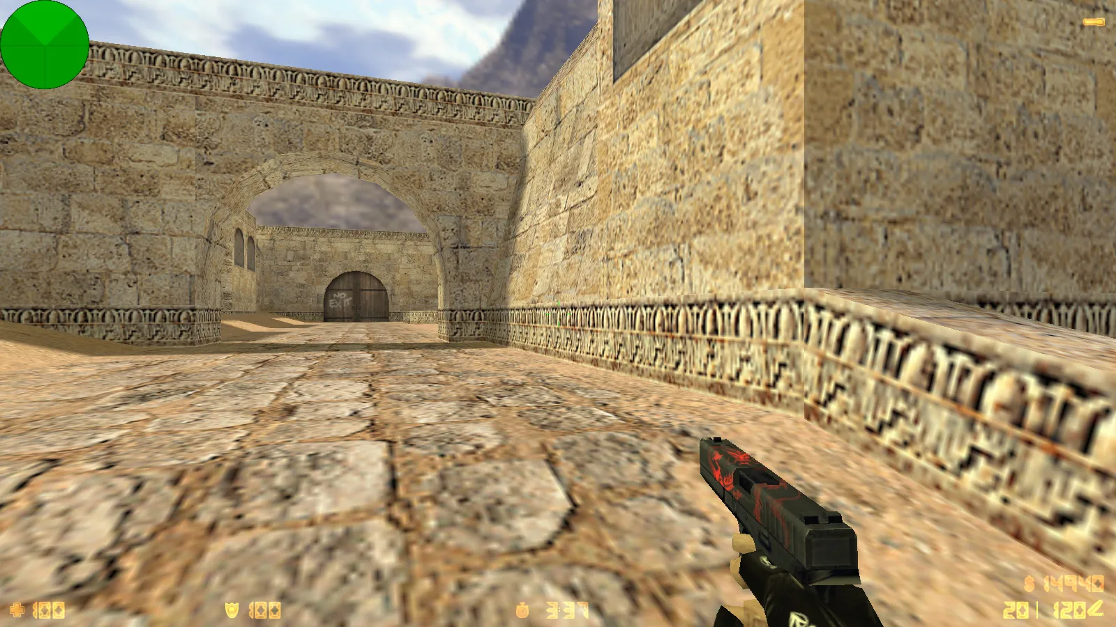 Скриншот  CS 1.6 New Breed: сборка 4554/8610, оптимизированный config.cfg, скины, звуки и темная тема меню