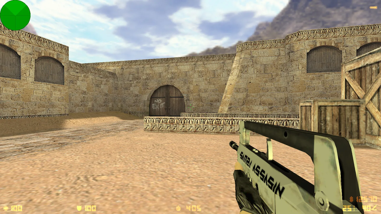 Скриншот  CS 1.6 New Breed: сборка 4554/8610, оптимизированный config.cfg, скины, звуки и темная тема меню