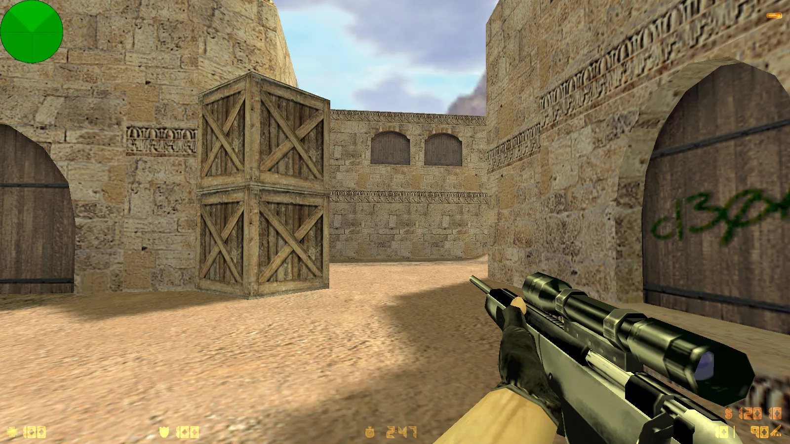 Скриншот  CS 1.6 New Breed: сборка 4554/8610, оптимизированный config.cfg, скины, звуки и темная тема меню