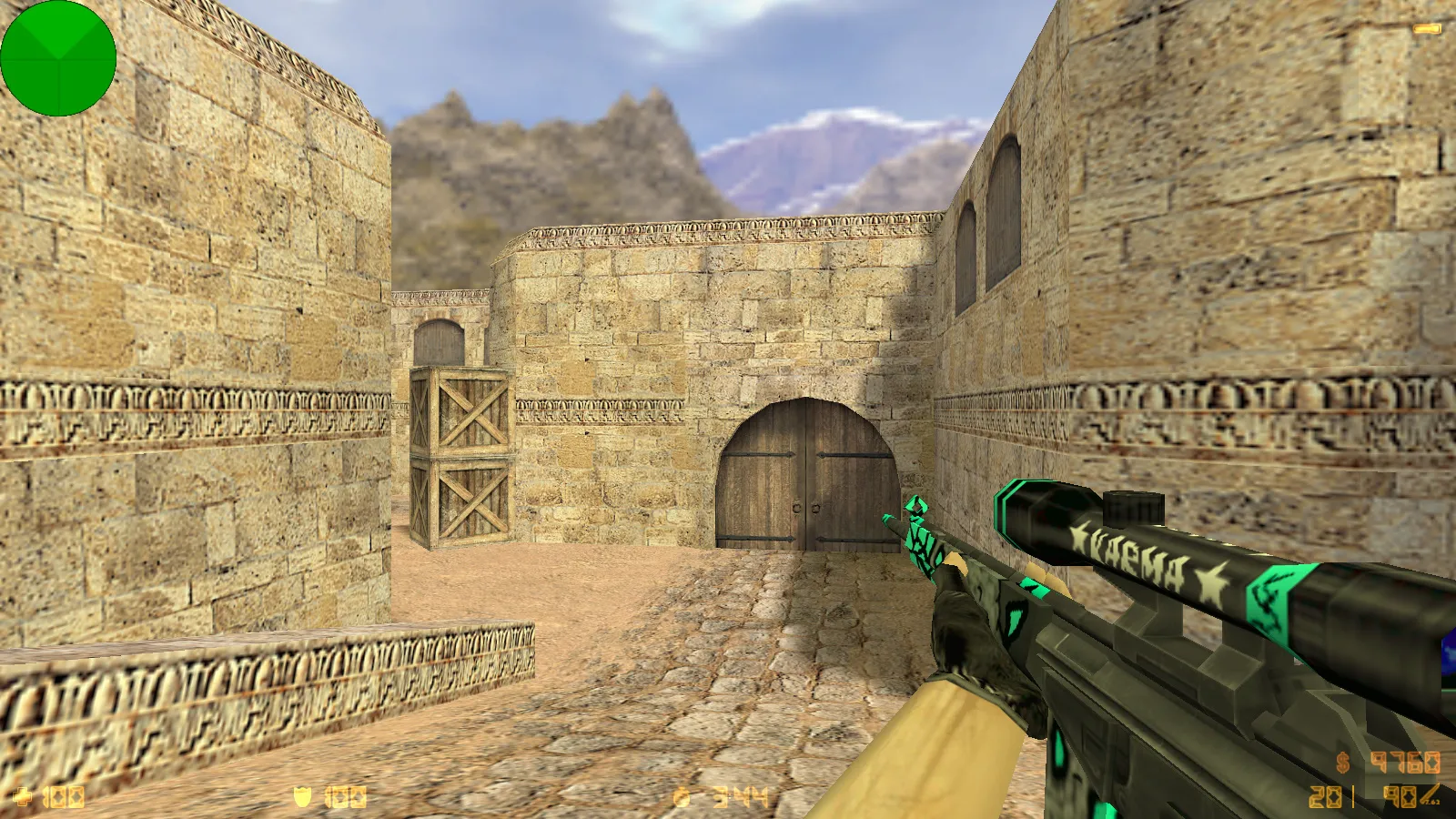 Скриншот  CS 1.6 New Breed: сборка 4554/8610, оптимизированный config.cfg, скины, звуки и темная тема меню