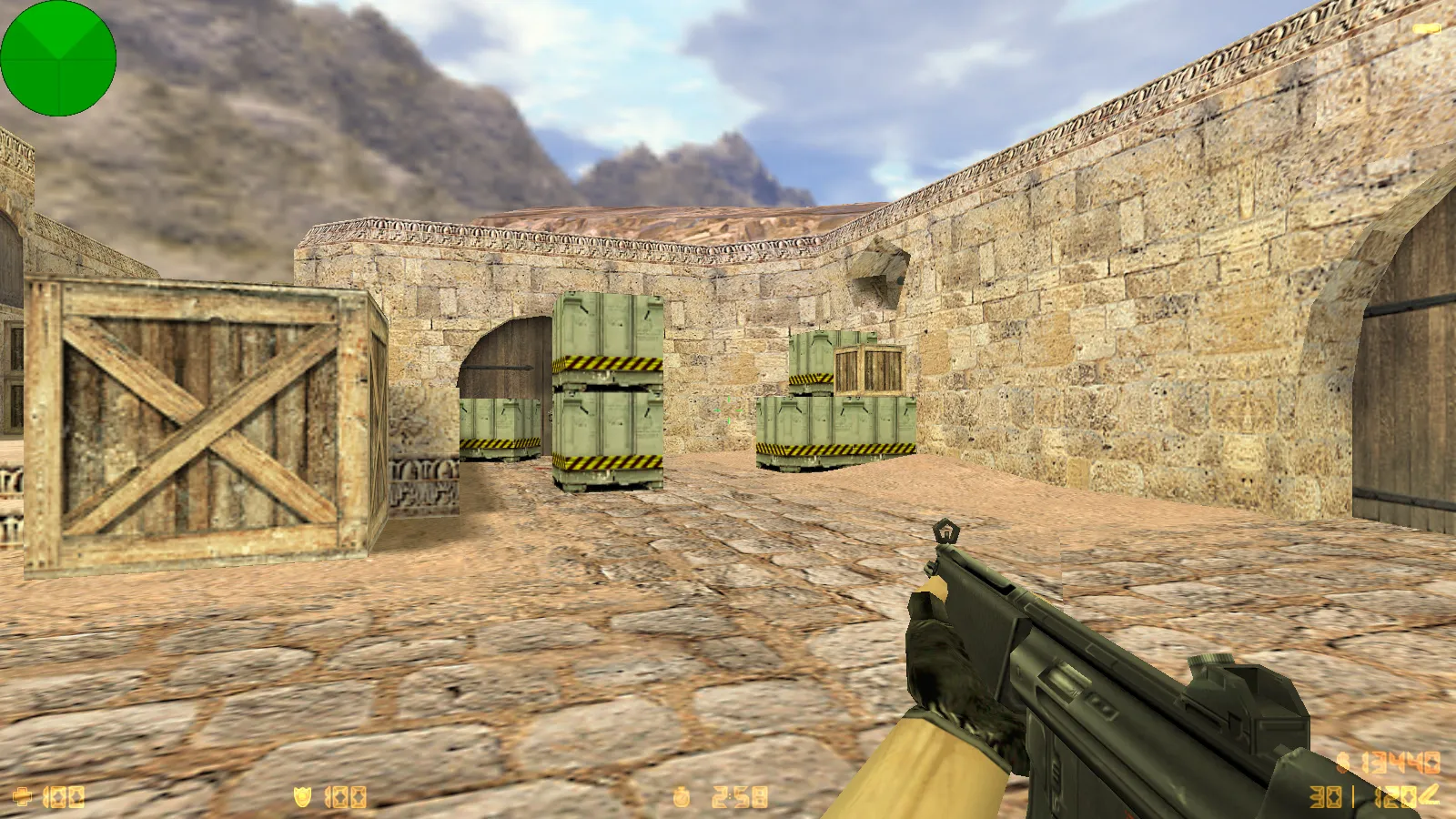 Скриншот  CS 1.6 New Breed: сборка 4554/8610, оптимизированный config.cfg, скины, звуки и темная тема меню