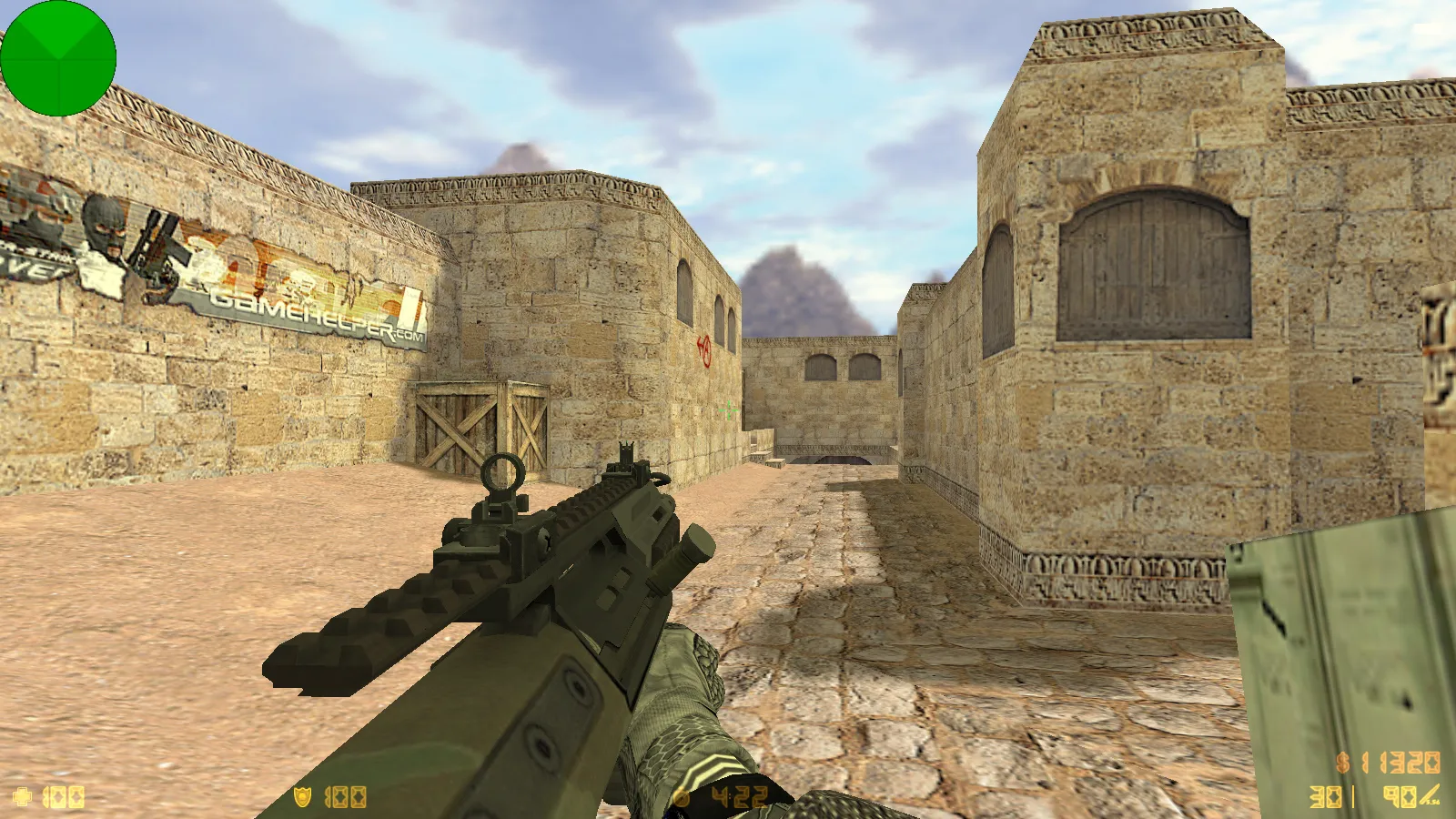 Скриншот  CS 1.6 New Era: сборка с 6 аддонами, HD оружием, темным меню и оптимизированным конфигом