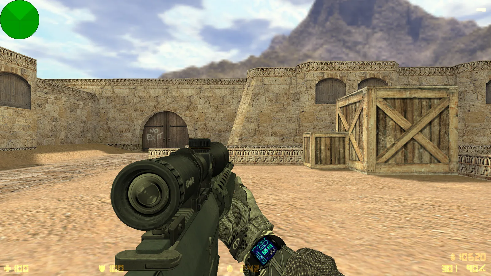 Скриншот  CS 1.6 New Era: сборка с 6 аддонами, HD оружием, темным меню и оптимизированным конфигом