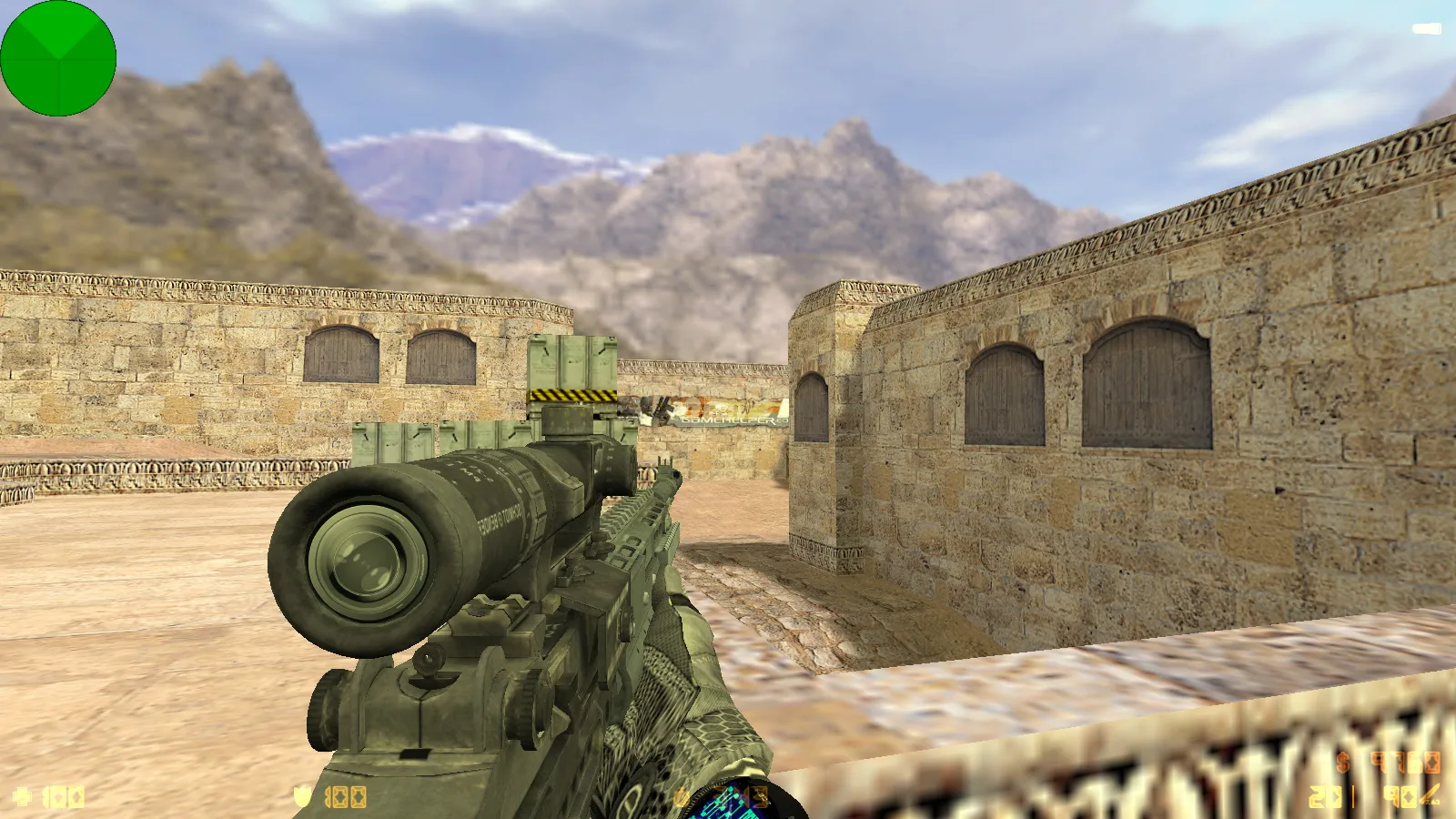 Скриншот  CS 1.6 New Era: сборка с 6 аддонами, HD оружием, темным меню и оптимизированным конфигом