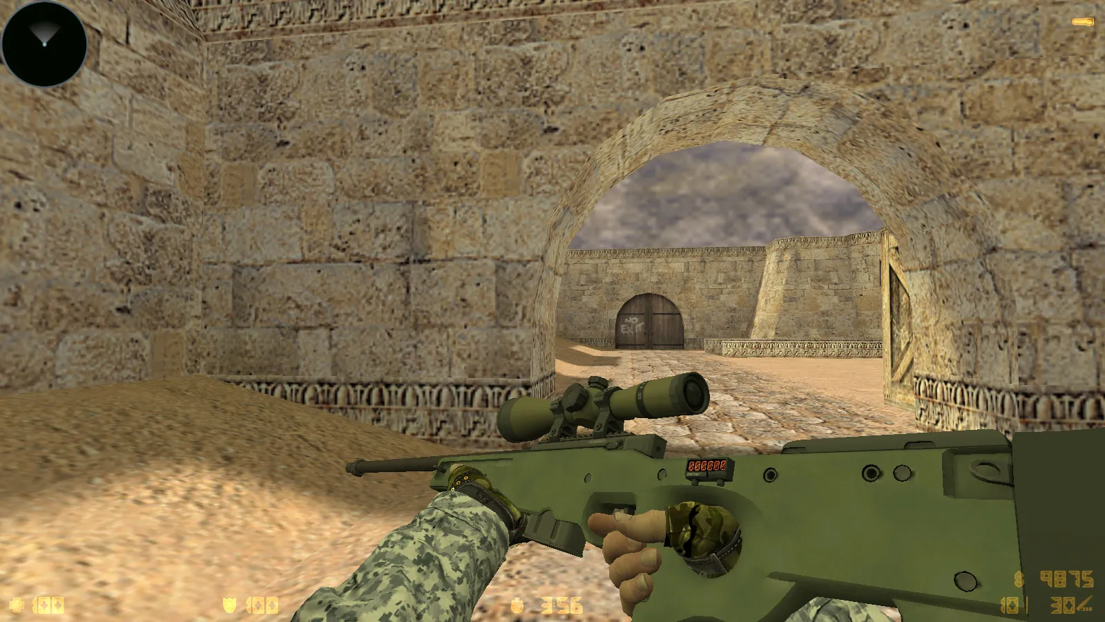 Скриншот  CS 1.6 New Spetsnaz сборка: 10 обновлений, 30 скинов оружия, черная тема меню и оптимизированный конфиг