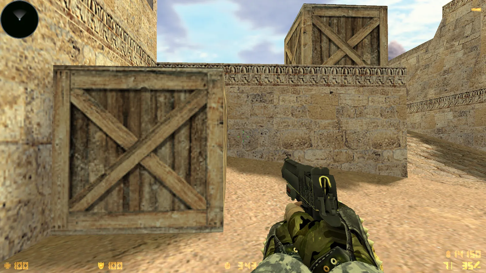 Скриншот  CS 1.6 New Spetsnaz сборка: 10 обновлений, 30 скинов оружия, черная тема меню и оптимизированный конфиг