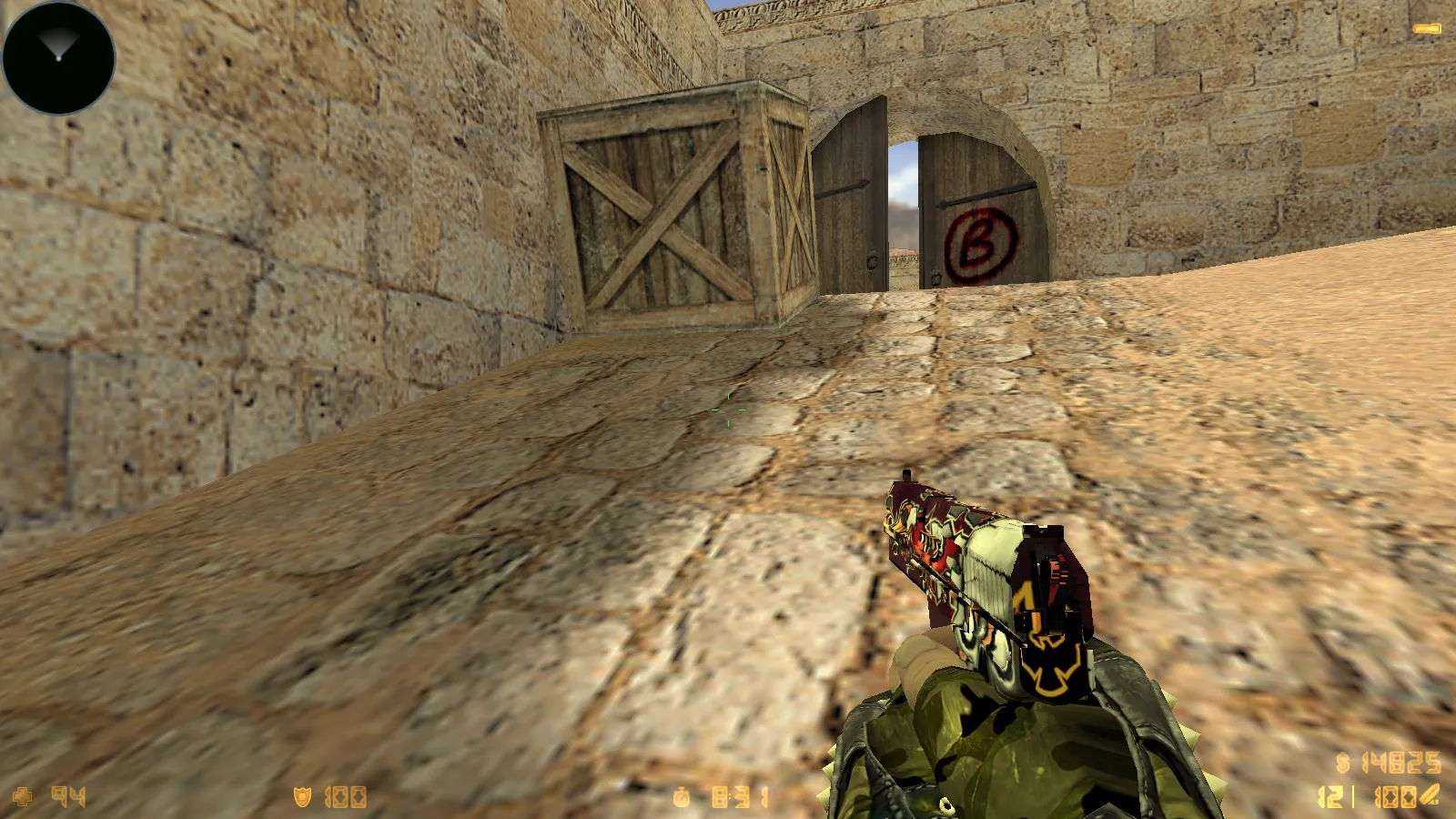 Скриншот  CS 1.6 New Spetsnaz сборка: 10 обновлений, 30 скинов оружия, черная тема меню и оптимизированный конфиг