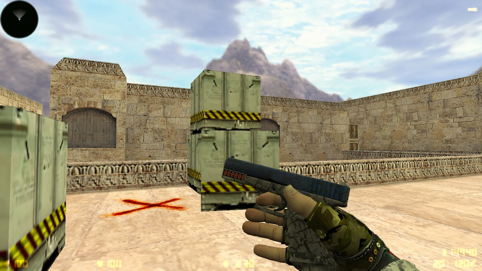 Скриншот  CS 1.6 New Spetsnaz сборка: 10 обновлений, 30 скинов оружия, черная тема меню и оптимизированный конфиг