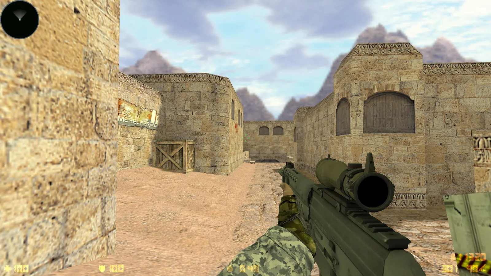 Скриншот  CS 1.6 New Spetsnaz сборка: 10 обновлений, 30 скинов оружия, черная тема меню и оптимизированный конфиг