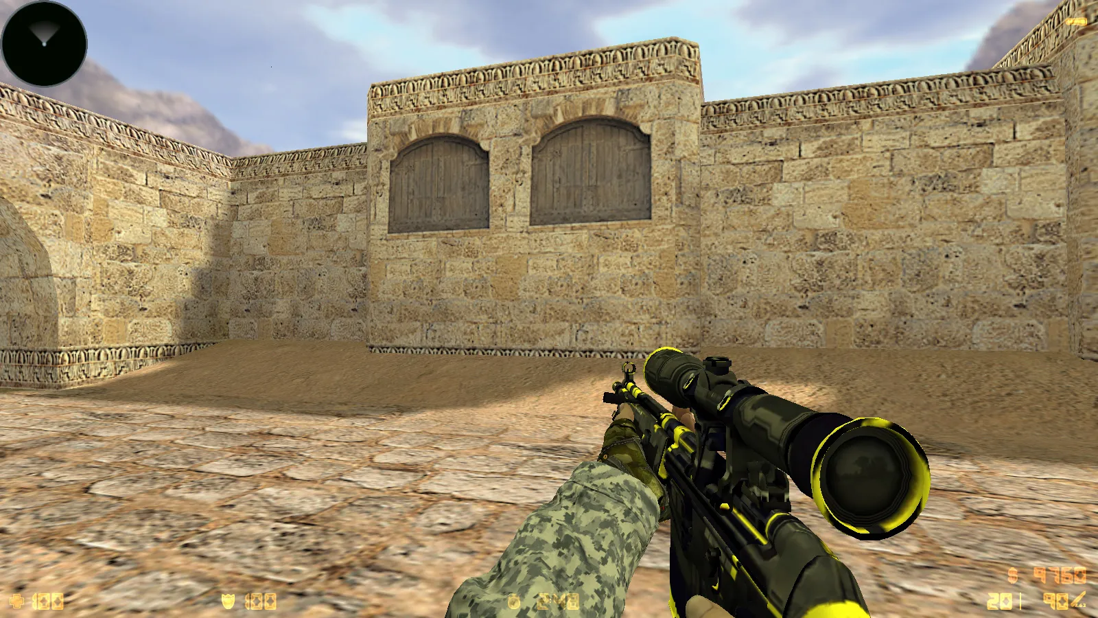 Скриншот  CS 1.6 New Spetsnaz сборка: 10 обновлений, 30 скинов оружия, черная тема меню и оптимизированный конфиг