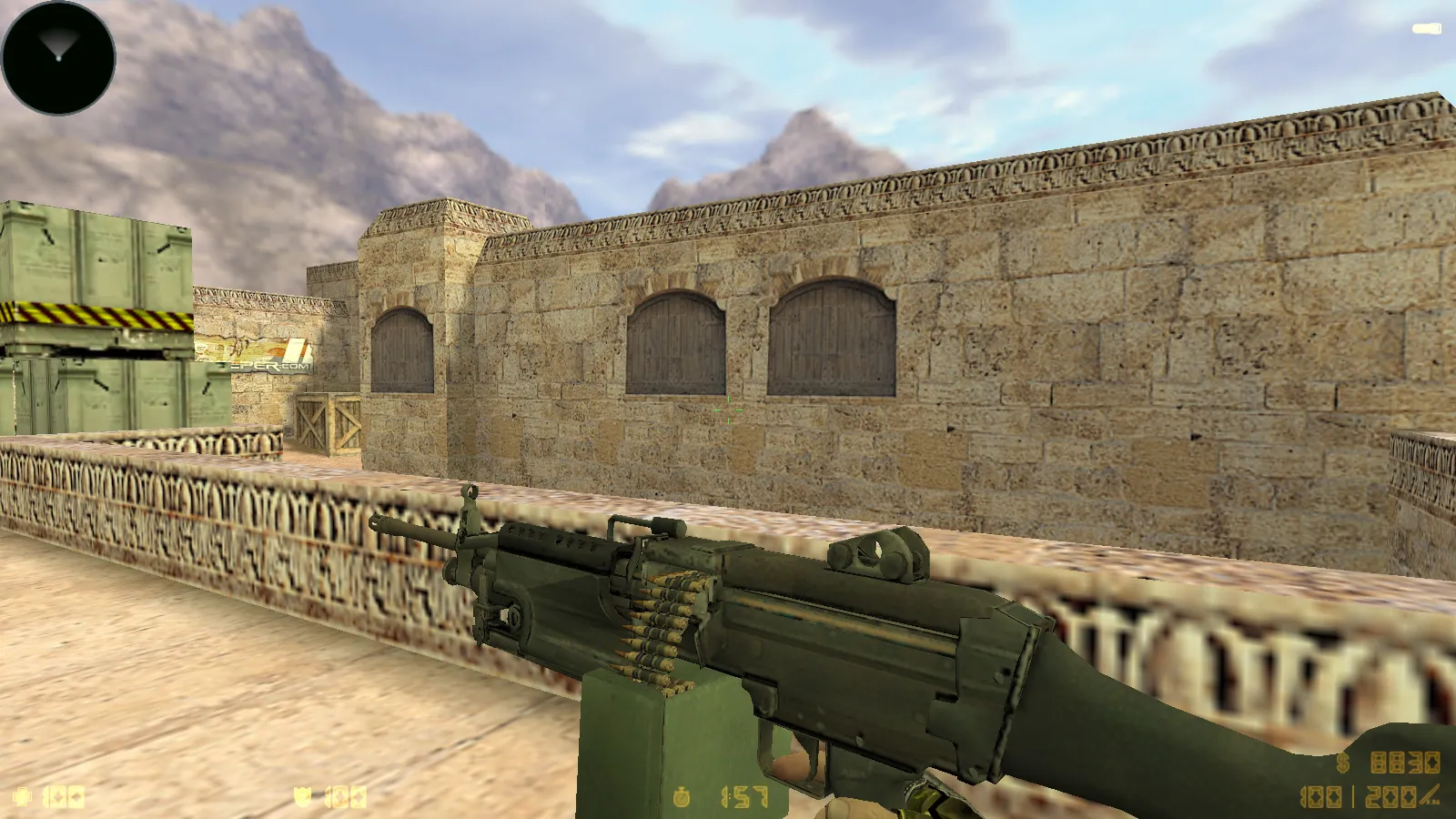 Скриншот  CS 1.6 New Spetsnaz сборка: 10 обновлений, 30 скинов оружия, черная тема меню и оптимизированный конфиг