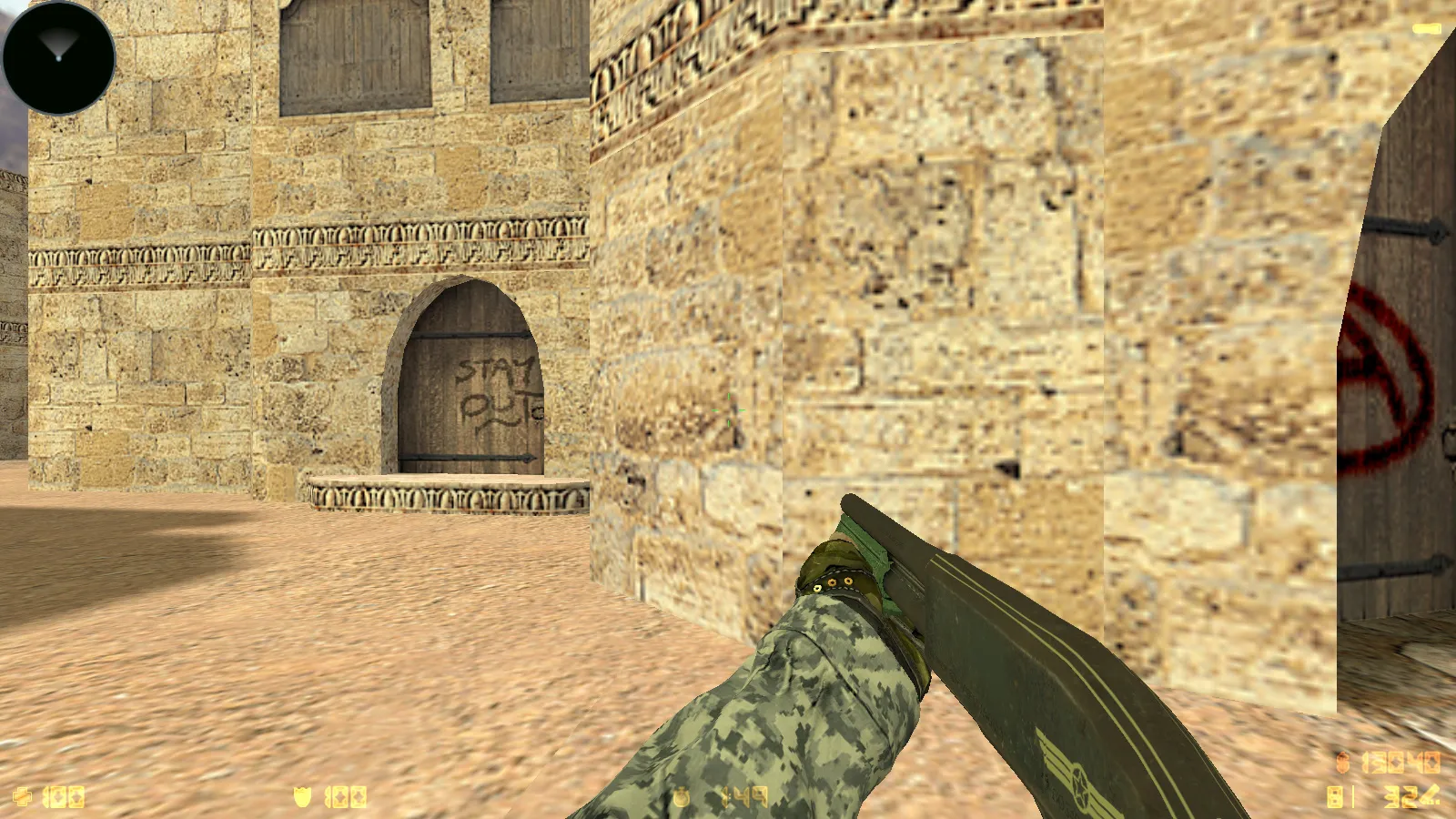 Скриншот  CS 1.6 New Spetsnaz сборка: 10 обновлений, 30 скинов оружия, черная тема меню и оптимизированный конфиг