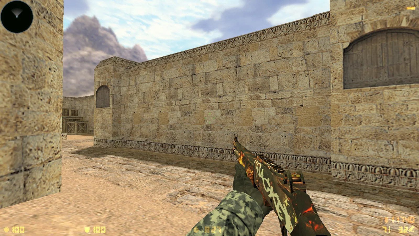 Скриншот  CS 1.6 New Spetsnaz сборка: 10 обновлений, 30 скинов оружия, черная тема меню и оптимизированный конфиг